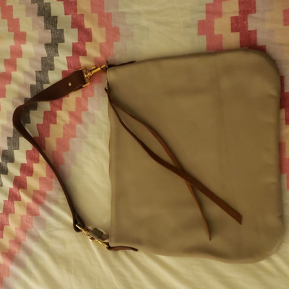 Leather tote